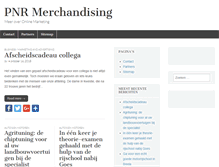 Tablet Screenshot of pnr-merchandising.nl